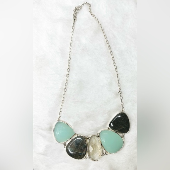 Stella & Dot 5 Stone Sanibel Necklace - Picture 1 of 4